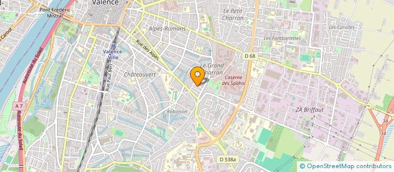 localisation de l'entreprise MADAME SELMA BENHAMOU  VALENCE