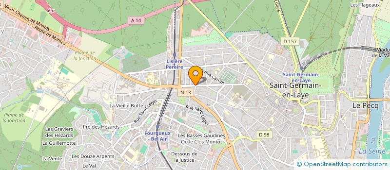 localisation de l'entreprise MADAME SELMA BENLAMINE  SAINT-GERMAIN-EN-LAYE