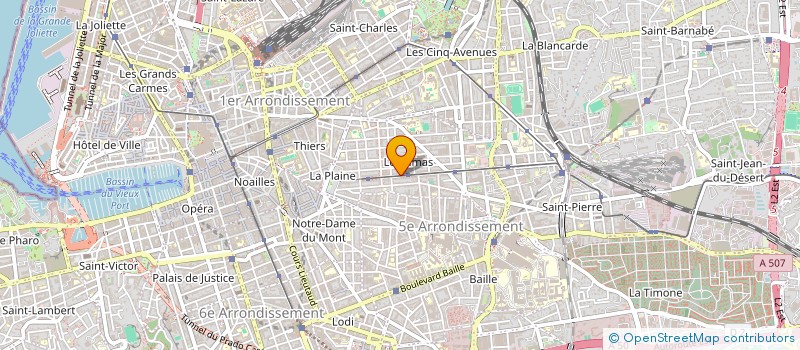 localisation de l'entreprise MADAME SELMA BENSALEM à MARSEILLE