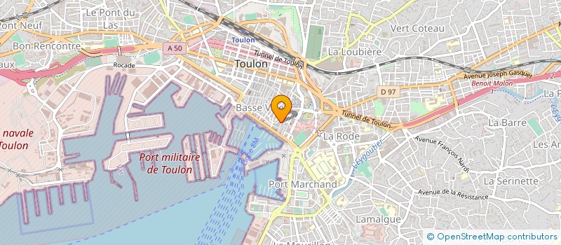 localisation de l'entreprise MADAME SELMA BLAIECH  TOULON