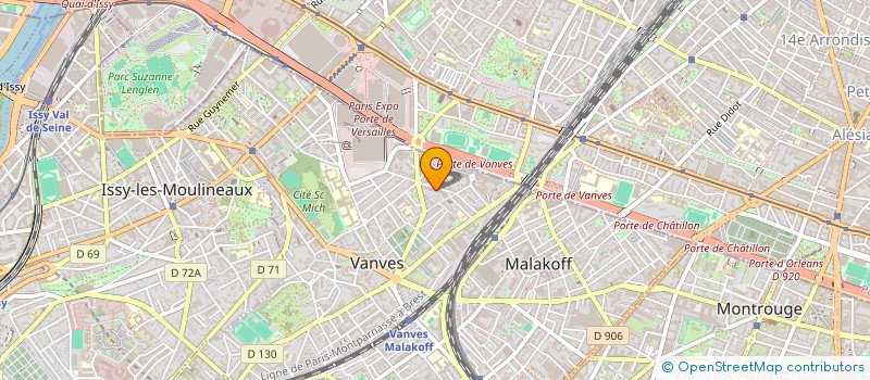 localisation de l'entreprise MADAME SELMA BOUHROUM  VANVES