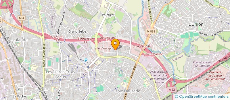 localisation de l'entreprise MADAME SELMA BOURENANE CHERIF à TOULOUSE