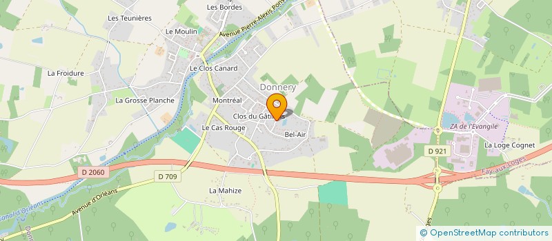 localisation de l'entreprise MADAME SELMA BOUSSIKHANI à DONNERY
