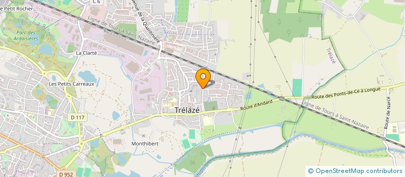 localisation de l'entreprise MADAME SELMA CESBRON à TRELAZE