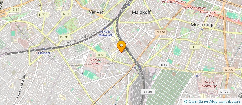 localisation de l'entreprise MADAME SELMA CHASSAING  MALAKOFF