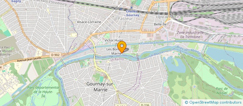 localisation de l'entreprise MADAME SELMA CHAUVIN à CHELLES