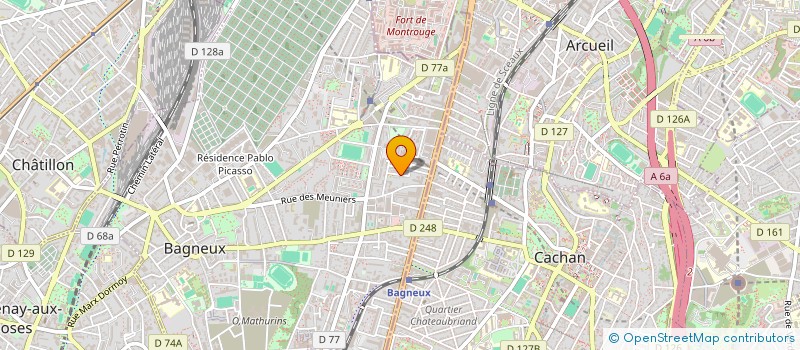 localisation de l'entreprise MADAME SELMA CHEMALI à BAGNEUX
