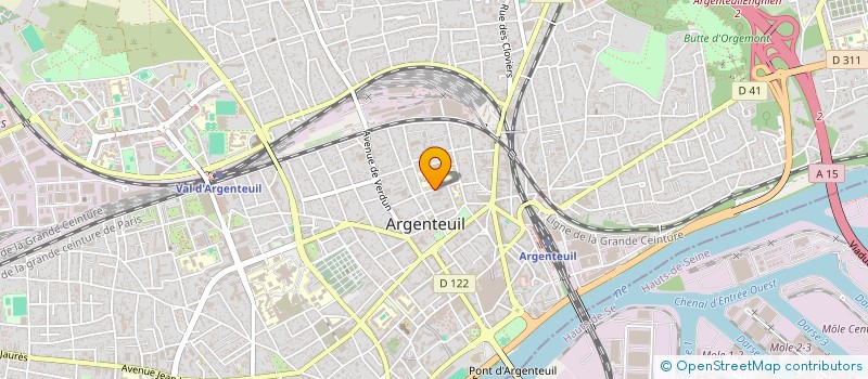 localisation de l'entreprise MADAME SELMA DA SILVA  ARGENTEUIL