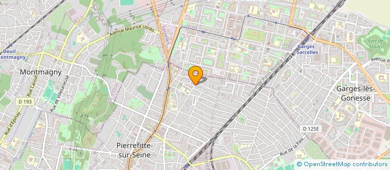 localisation de l'entreprise MADAME SELMA DJMILA MENANI à PIERREFITTE-SUR-SEINE
