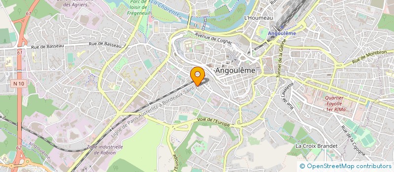 localisation de l'entreprise MADAME SELMA DUBOIS à ANGOULEME