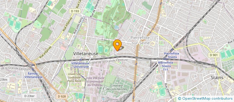 localisation de l'entreprise MADAME SELMA EL AZZOUZI  SAINT-DENIS