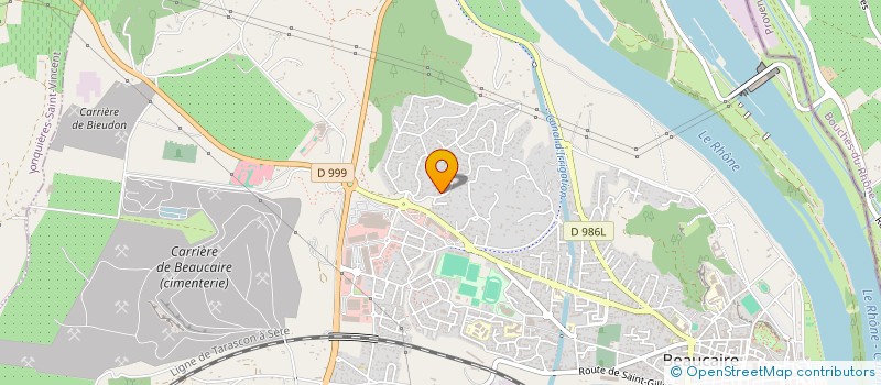 localisation de l'entreprise MADAME SELMA ES-SHAITI  BEAUCAIRE