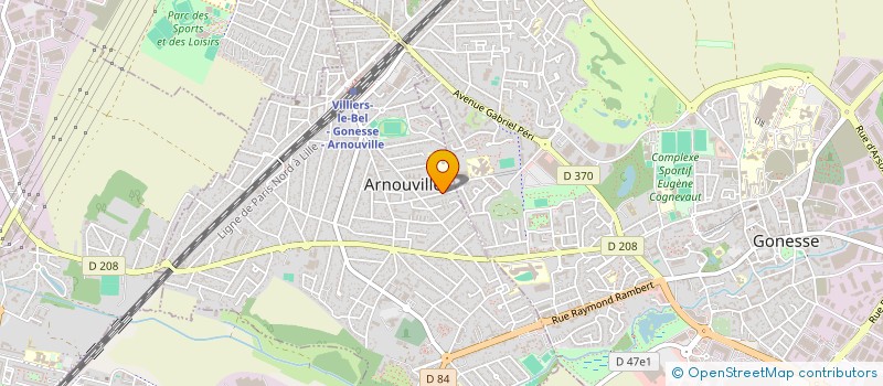 localisation de l'entreprise MADAME SELMA FARIDI à ARNOUVILLE