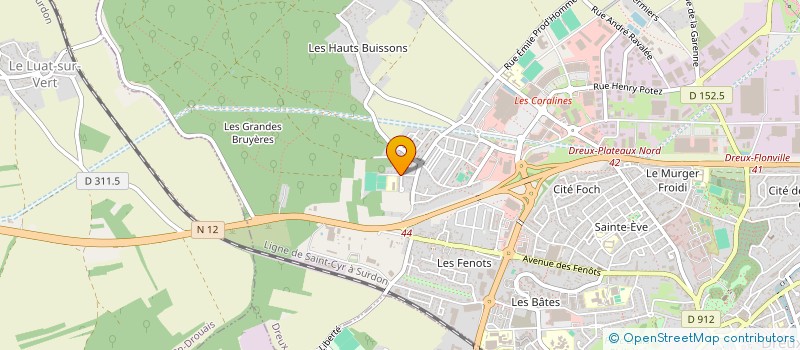 localisation de l'entreprise MADAME SELMA FENNICH à DREUX