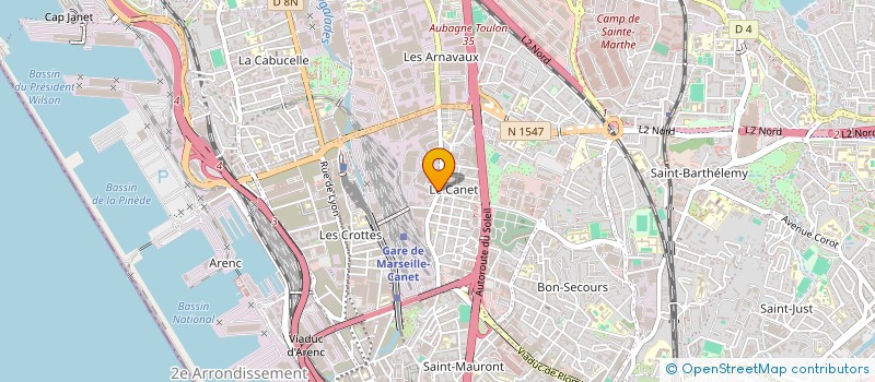 localisation de l'entreprise MADAME SELMA FETTAR à MARSEILLE