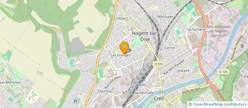 localisation de l'entreprise MADAME SELMA GUDEN  NOGENT-SUR-OISE