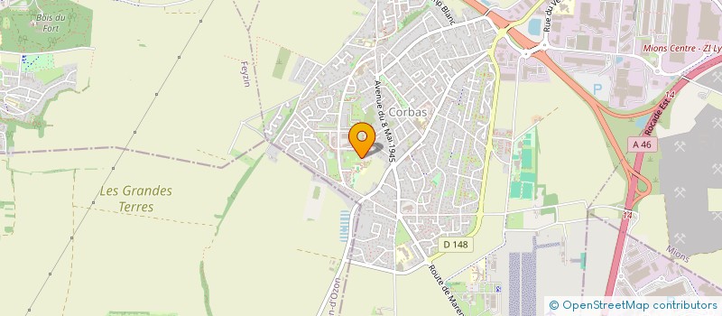 localisation de l'entreprise MADAME SELMA JBILOU à CORBAS