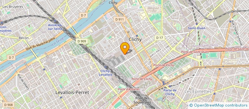 localisation de l'entreprise MADAME SELMA LAGHBOURI à CLICHY