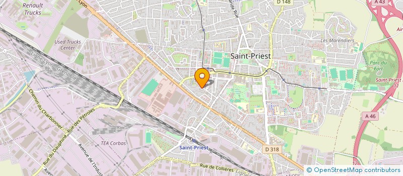 localisation de l'entreprise MADAME SELMA LAHLALI  SAINT-PRIEST