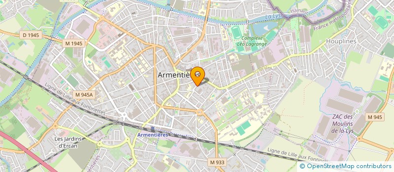 localisation de l'entreprise MADAME SELMA LAOUIR  ARMENTIERES