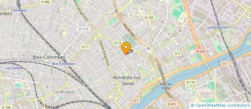 localisation de l'entreprise MADAME SELMA MARIGNALE  ASNIERES-SUR-SEINE