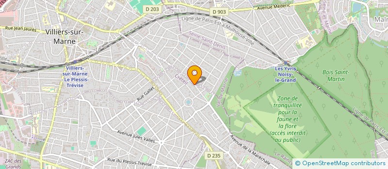 localisation de l'entreprise MADAME SELMA MERABET à LE PLESSIS-TREVISE