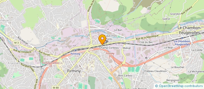 localisation de l'entreprise MADAME SELMA OTMANI  FIRMINY