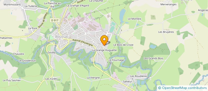 localisation de l'entreprise MADAME SELMA OZCELIK à BOUSSAC