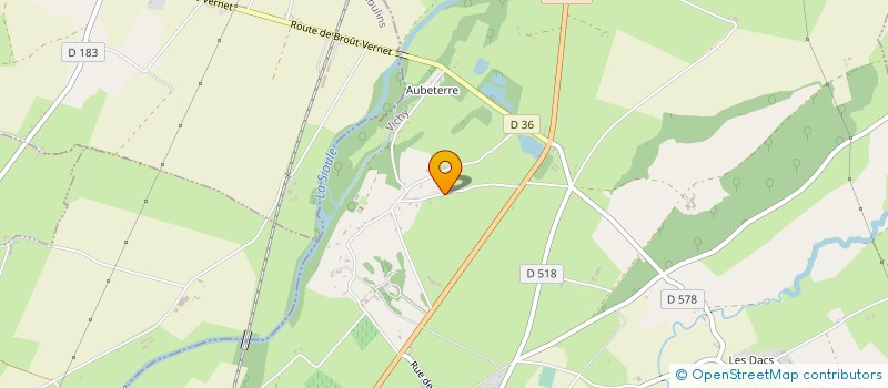 localisation de l'entreprise MADAME SELMA PERRIN  BROUT-VERNET