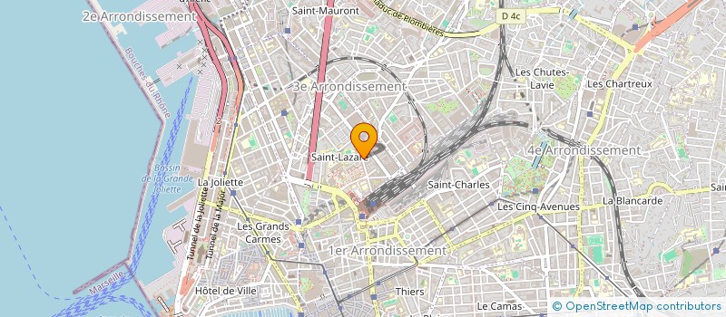 localisation de l'entreprise MADAME SELMA PUZENAT  MARSEILLE