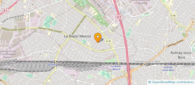 localisation de l'entreprise MADAME SELMA ROMDHANE à LE BLANC-MESNIL