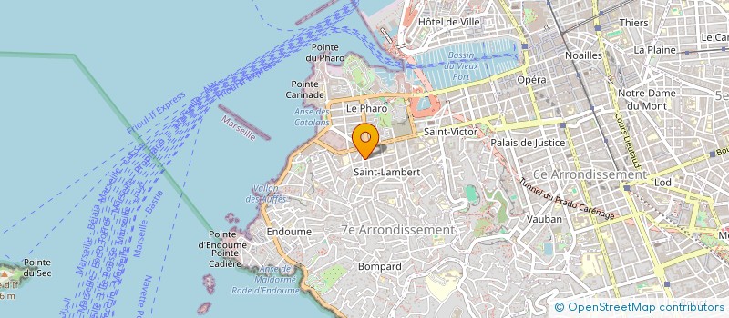 localisation de l'entreprise MADAME SELMA SOUADIA  MARSEILLE