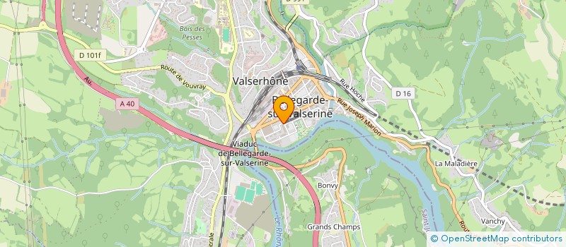 localisation de l'entreprise MADAME SELMA TAMZALI à VALSERHONE