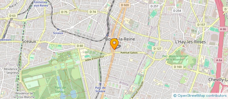 localisation de l'entreprise MADAME SELMA YAHIAOUI à BOURG-LA-REINE