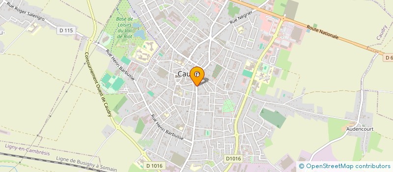 localisation de l'entreprise MADAME SELONMI GNANSOUNOU  CAUDRY