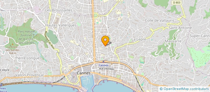 localisation de l'entreprise MADAME SELOUA BENMERADJI à CANNES