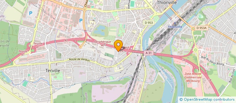 localisation de l'entreprise MADAME SELSABIL BERKANE  THIONVILLE