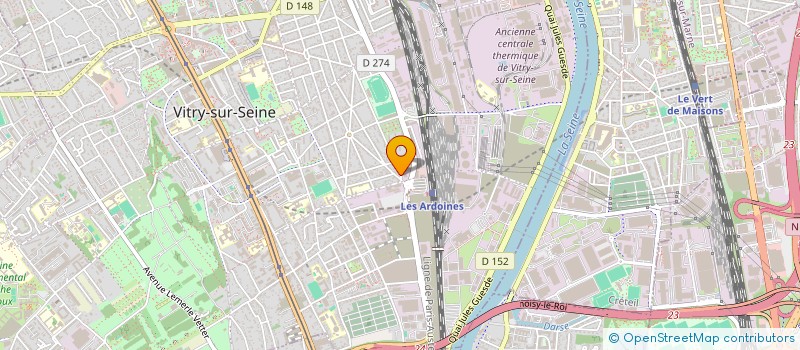 localisation de l'entreprise MADAME SELVA FOURNIER  VITRY-SUR-SEINE