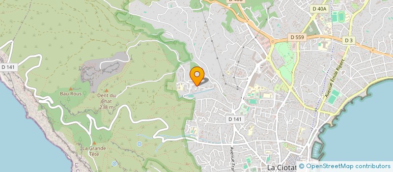 localisation de l'entreprise MADAME SELVEDINA BASIC  LA CIOTAT