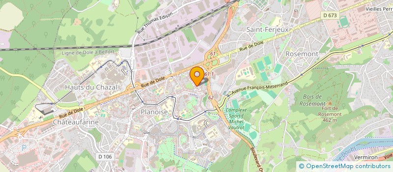 localisation de l'entreprise MADAME SELVETA GUSANI  CHEMAUDIN ET VAUX