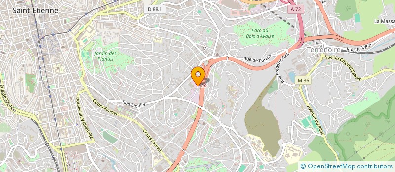 localisation de l'entreprise MADAME SEMA KOLSYZ  SAINT-ETIENNE