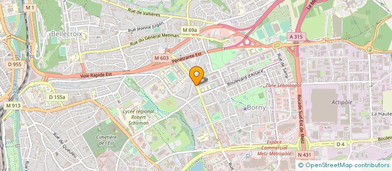 localisation de l'entreprise MADAME SEMA NUR OZKARA  METZ