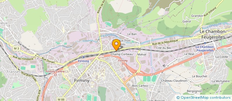 localisation de l'entreprise MADAME SEMA TASKIN  FIRMINY