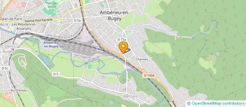localisation de l'entreprise MADAME SEMANUR AYYILDIZ à AMBERIEU-EN-BUGEY