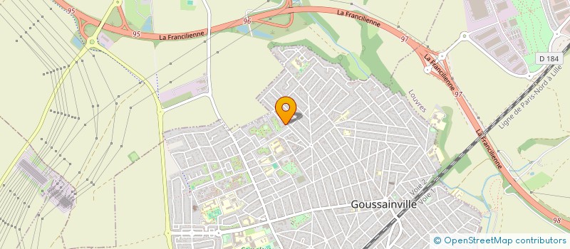 localisation de l'entreprise MADAME SEMENE NEA  GOUSSAINVILLE