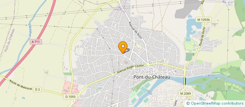 localisation de l'entreprise MADAME SEMIRA MAHDJOUB  PONT-DU-CHATEAU