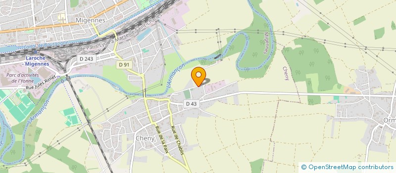 localisation de l'entreprise MADAME SEMIRE ASLAN  CHENY