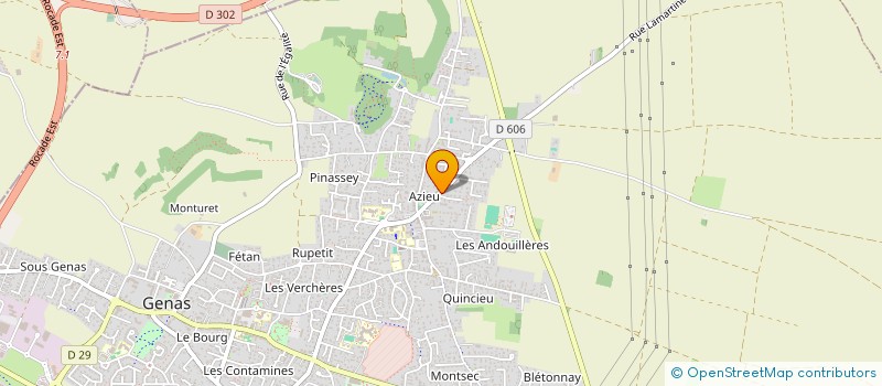 localisation de l'entreprise MADAME SEMRA KARAKUS  GENAS