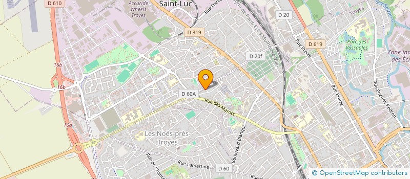 localisation de l'entreprise MADAME SEMSA RUSITI à TROYES