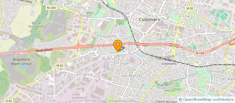localisation de l'entreprise MADAME SENA ADOMOU à COLOMIERS